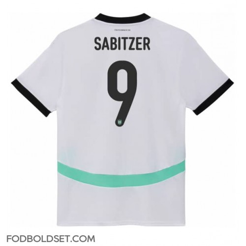 Østrig Marcel Sabitzer #9 Udebanetrøje Dame EM 2024 Kortærmet